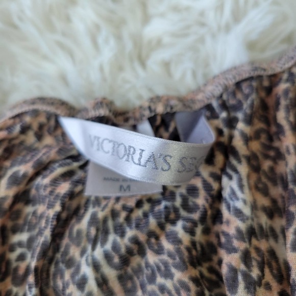 Victoria’s Secret Babydoll Lingerie Leopard Ruffle medium - Picture 6 of 7